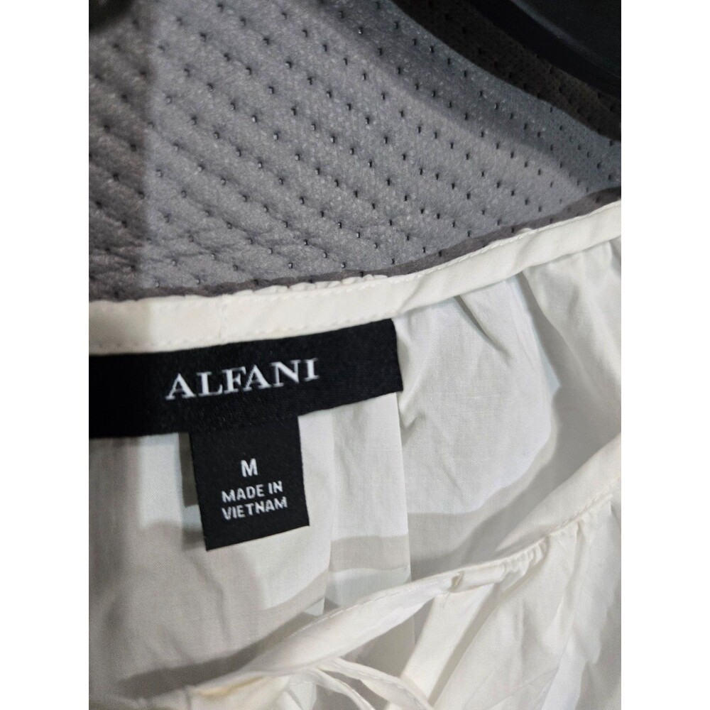 ALFANI WHITE BLOUSE - Picture 7 of 11